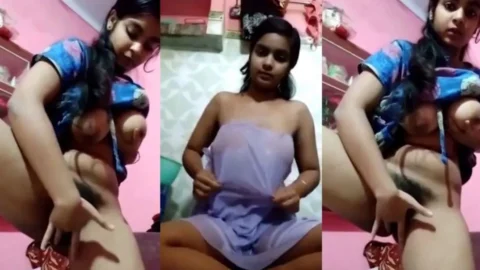 Big Boobs Bengali Girl Fingering And Playing With Her Boobs