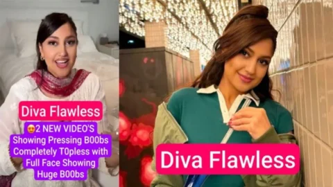 Diva Flawlwss Nude For First Time Topless with Full Face Video
