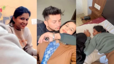 Punjabi Hot Babe Blowjob Fucked Boyfriend Part 2