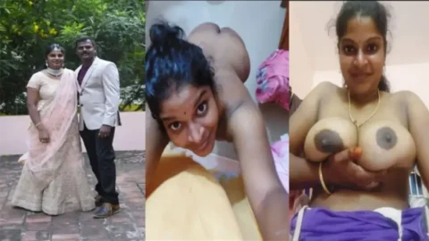 Hot Tamil Wifes Secret Threesome with Hubby His Friend MMS Porn